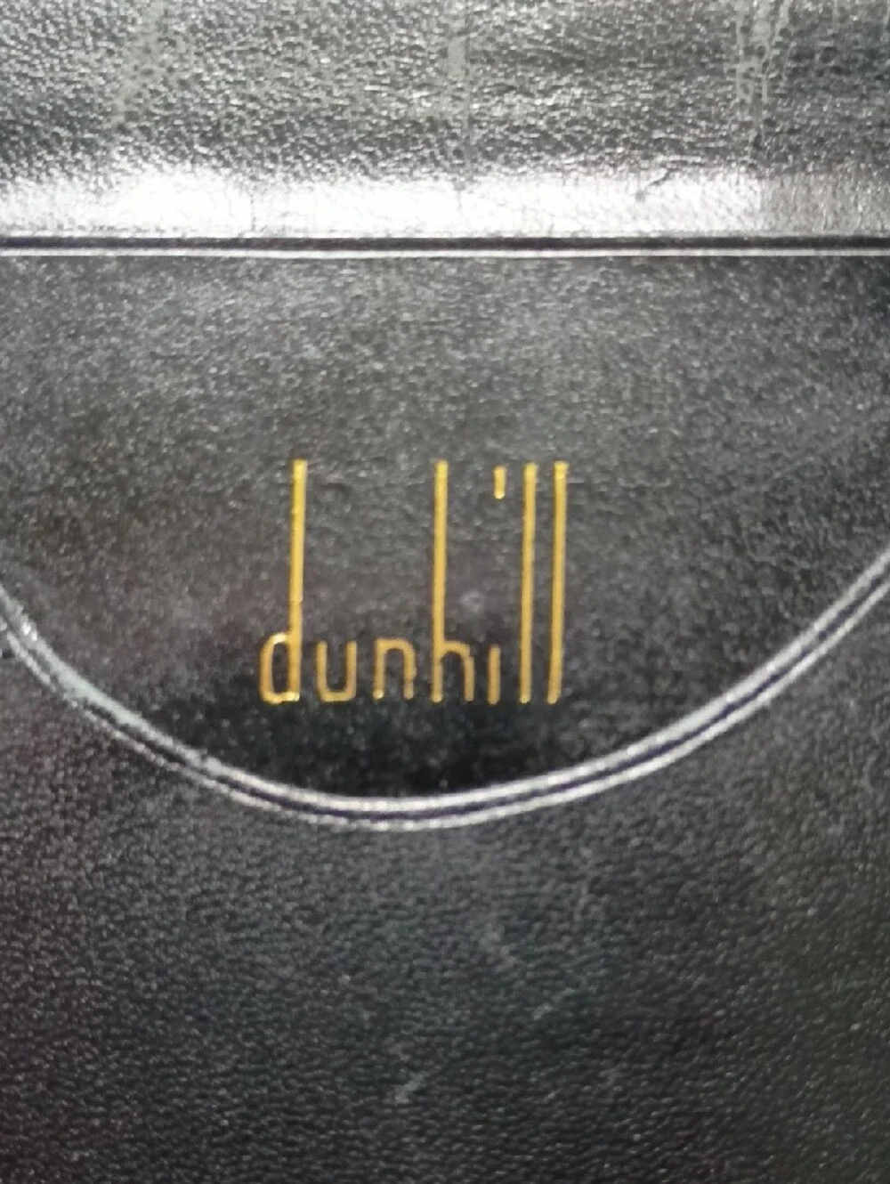 DUNHILL RETAIL450.00. Black Men's Or Womens Leather WALLET.